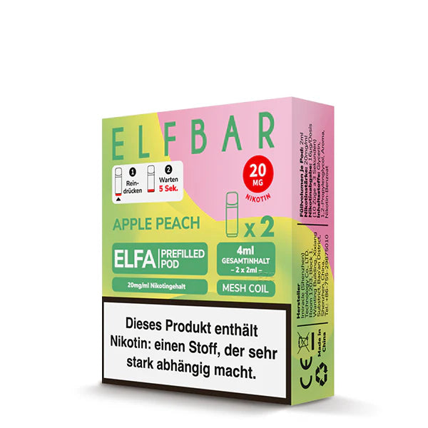 ELFA Prefilled Pod - Apple Peach