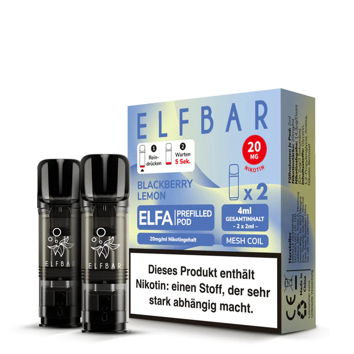 ELFA Prefilled Pod - Blackberry Lemon