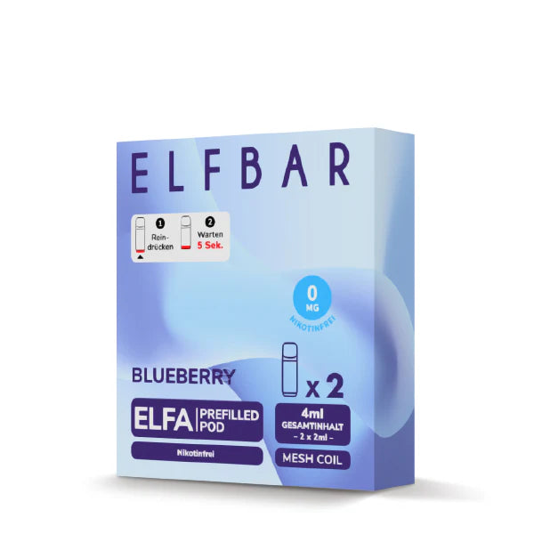 ELFA Prefilled Pod - Blueberry (nikotinfrei)