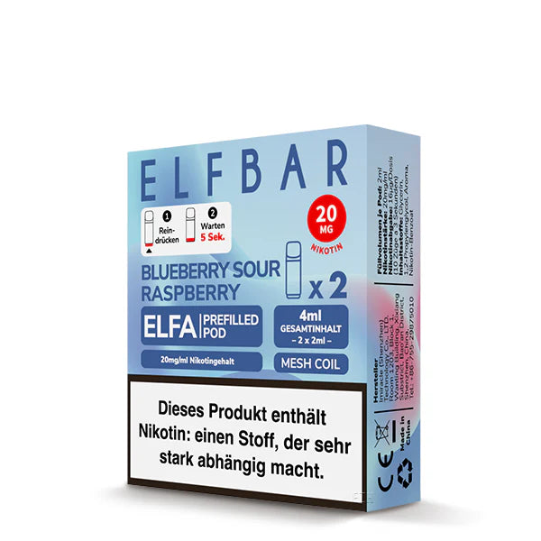 ELFA Prefilled Pod - Blueberry Sour Raspberry