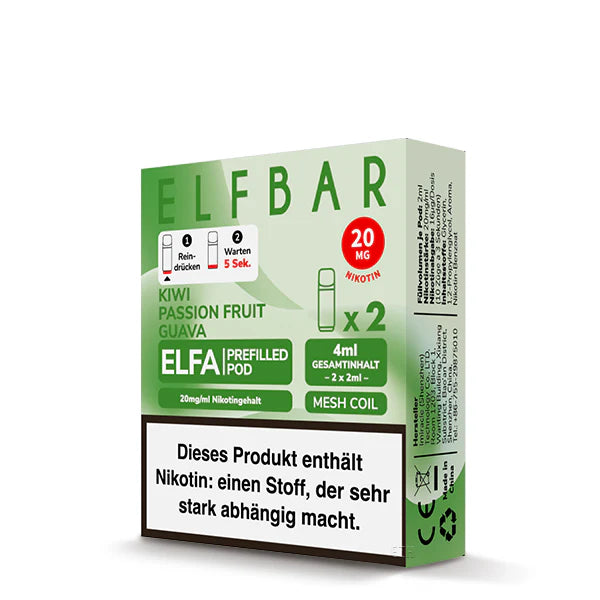 ELFA Prefilled Pod - Kiwi Passion Fruit Guava