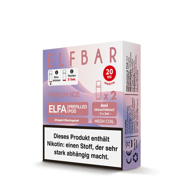 ELFA Prefilled Pod - Peach Ice
